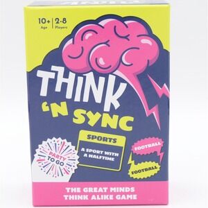Gamewright Think 'N Sync The Great Minds Think Alike Game 2-8 Players Age 10+